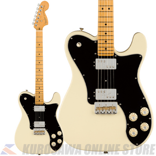 Fender American Professional II Telecaster Deluxe Maple Olympic White 【小物プレゼント】(ご予約受付中)