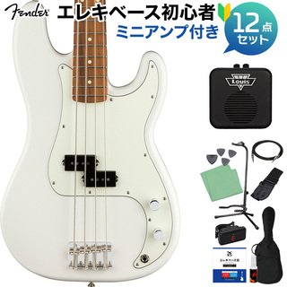 Fender Player Precision Bass PWT ベース初心者12点セット【ミニアンプ付】