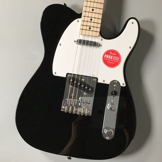 Squier by Fender SONIC TELECASTER Maple Fingerboard White Pickguard Black テレキャスター エレキギターソニック