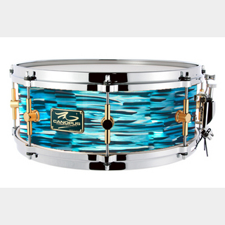 canopusThe Maple 5.5x14 Snare Drum Turquoise Oyster