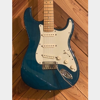 Fender American Deluxe Stratocaster Ash Teal Green Transparent 2001