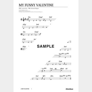 楽譜 My Funny Valentine
