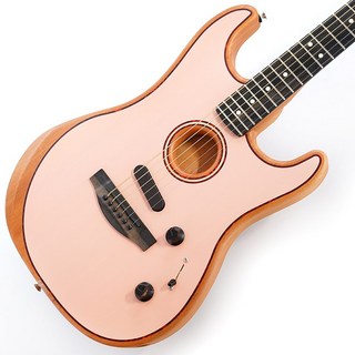 Fender Acoustics FSR American Acoustasonic Stratocaster (Shell Pink/Ebony Fingerboard)