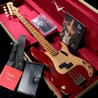 Fender Custom Shop Limited Edition P-jazz Bass Relic, Aged Cimarron Red(重量:4.10kg)【渋谷店】