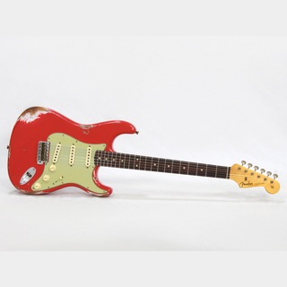 Fender Custom ShopLimited Edition 1963 Stratocaster Heavy Relic Aged Fiesta Red