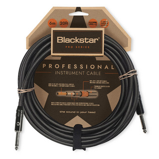 Blackstar Professional Instrument Cable 6m ストレート/ストレート シールド