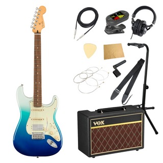 Fenderフェンダー Player Plus Stratocaster HSS BLB エレキギター VOXアンプ付き 入門11点 初心者セット