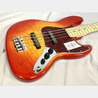 FenderFender 2024 Collection Made in Japan Hybrid II Jazz Bass Flame SSO(Sunset Orange Transparent)