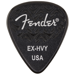 Fender フェンダー 351 Shape Wavelength Celluloid Picks Black ピック 6枚入り