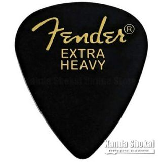 Fender351 Shape Picks Black, Extra Heavy - 144 Count Pack