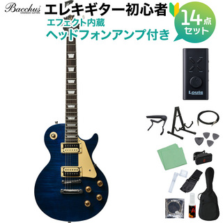 Bacchus 青 レスポールタイプ エレキギター Amazon | Bacchus Universe Series BLP-BP/R BL-B (ブルー