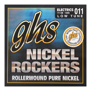 ghs Nickel Rockers 1300 Low Tuned Set 11-58 エレキギター弦×6SET