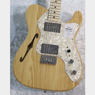 Fender Made in Japan Traditional 70s Telecaster Thinline Natural #JD24001349【3.34kg】