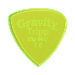 Gravity Guitar PicksTripp -Big Mini- GTRB15P 1.5mm Fluorescent Green ピック