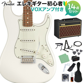 FenderPlayer Stratocaster PF PWT エレキギター初心者セット 【VOXアンプ付き】