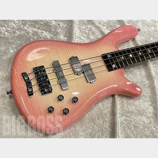 Warwick Custom Shop Streamer LX 4st【Natural Transparent High Polish with Transparent Rose Burst】