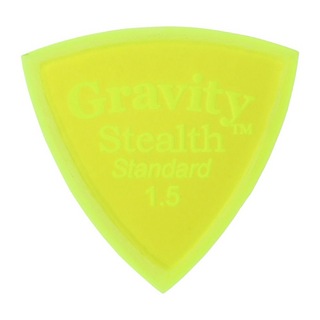 Gravity Guitar PicksStealth -Standard Master Finish- GSSS15M 1.5mm Fluorescent Green ギターピック