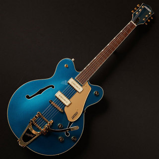 GretschElectromatic Pristine LTD Center Block Double-Cut with Bigsby, Laurel Fingerboard (Petrol) #612
