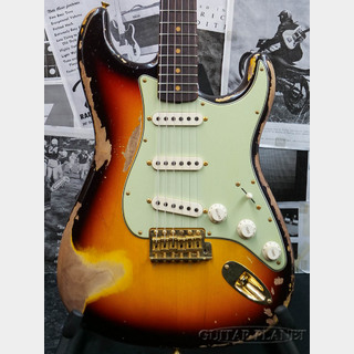 Fender Custom Shop MBS 1960s Stratocaster Ultimate Relic -Chocolate 3 Color Sunburst- by David Brown 2023USED!!