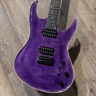 Valenti Guitars Nebula Carved 6st / See through Purple