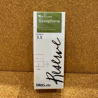 D'Addario Woodwinds/RICO レゼルヴBS3.5 リードバリトンサックス/5枚入