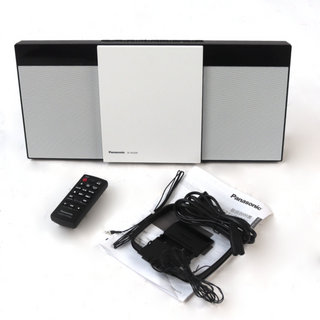 PANASONIC 【中古】  コンパクトオーディオシステム Panasonic SC-HC320 W CD / ラジオ / Bluetooth / USBメモリー