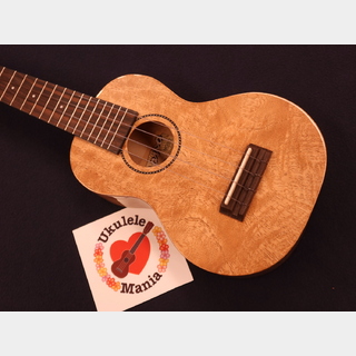 PonoDeluxe Solid Curly Mango MGSD Soprano Ukulele #5403