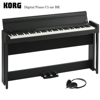 KORG【Bluetooth対応】コルグ 電子ピアノ C1-air ブラック KORG C1-air BK