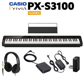 CasioPX-S3100 電子ピアノ 88鍵盤 ヘッドホンセット
