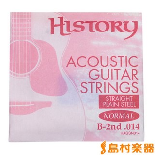HISTORYHAGSN016 アコースティックギター弦 バラ弦 プレーン