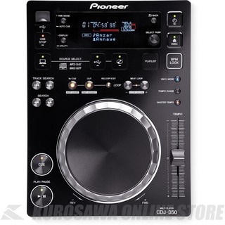 Pioneer Dj CDJ-350 コンパクトDJマルチプレイヤー (ご予約受付中)