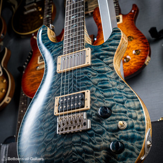 Schroeder Guitars{BUG} " Custom Order " Doublecut Flame Mapleneck Trem " Blue " 【極上のキルトトップ&フレイムネック】