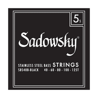 SadowskySBS40B Black ブラックラベル 5弦ベース弦×5セット