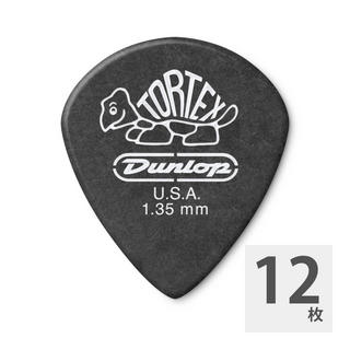 Jim Dunlop482 Tortex Pitch Black Jazz III 1.35mm ギターピック×12枚