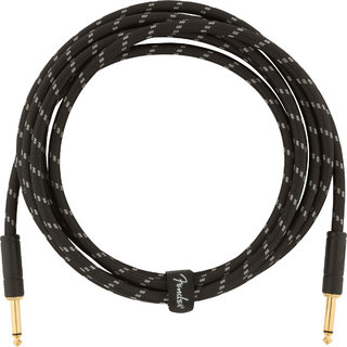FenderDELUXE TWEED CABLE 10ft Black Tweed シールド 3m ストレート-ストレート