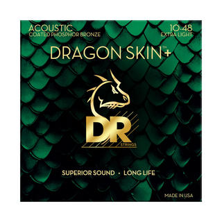 DR DRAGON SKIN＋ DAP-10 10-48 Phosphor Bronze アコースティックギター弦