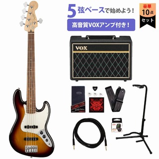 Fender Player Jazz Bass V Pau Ferro 3TSVOXアンプ付属5弦エレキベース初心者セット【WEBSHOP】