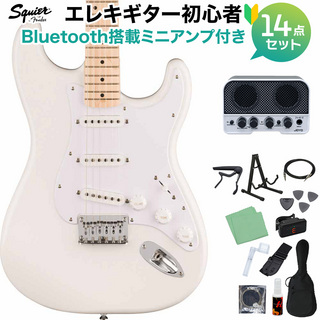 Squier by Fender SONIC STRAT HT AWT エレキギター初心者セット【Bluetooth搭載アンプ付き】