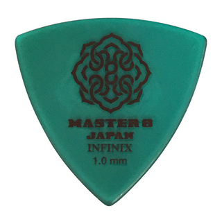 MASTER 8 JAPAN INFINIX Hard Polish w/Rubber Grip Triangle 1.0mm IFHPR-TR100 1枚 ピック マスターエイト 【WEBSHOP】