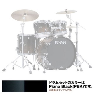 TamaWBS42S-PBK [Starclassic Walnut/Birch 4pc Set/Piano Black] 【22BD，16FT，12 & 10TT】【お取り寄せ品】