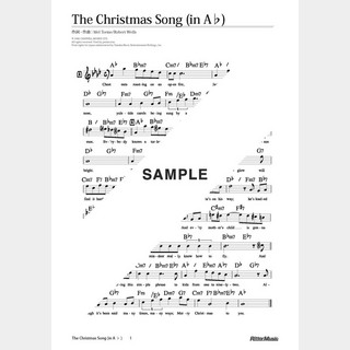 楽譜 The Christmas Song（in A♭）
