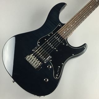 YAMAHA PACIFICA612VIIFM TBL トランスルーセントブラック |現物画像