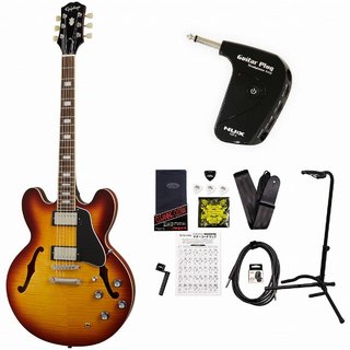 EpiphoneInspired by Gibson ES-335 Figured Raspberry Tea Burst GP-1アンプ付ギターセット