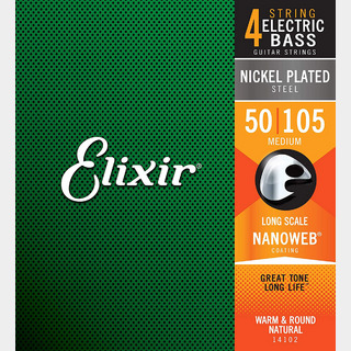 Elixir NANOWEB ニッケル 50-105 ヘビー ＃14102 エレキベース弦