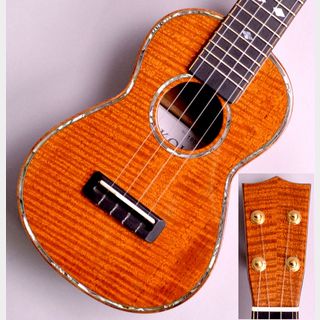 KOU ukulele SEASFM-LN【ソプラノロングネック/フレイムホンジュラスマホガニー】無金利クレジット24回までご利用可能