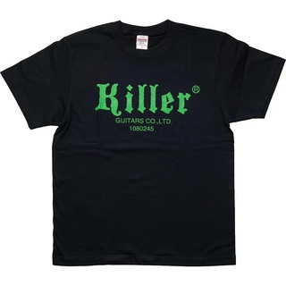 Killer LOGO T-SHIRTS【ブラック/グリーン・XLサイズ】