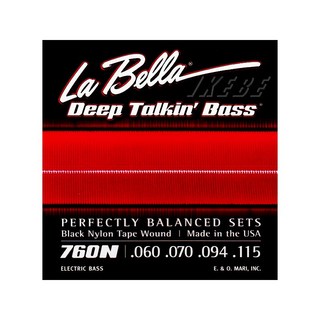 La Bella 760N Black Nylon Tape Wound [4strings]