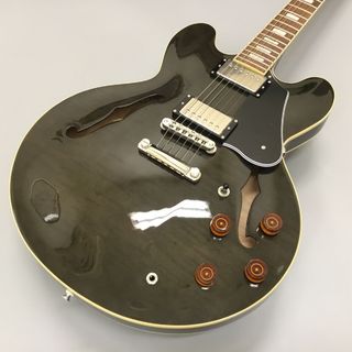 HISTORY HSA-S-R-HH Translucent Black セミアコギター【現物写真】【3年保証】【黒】
