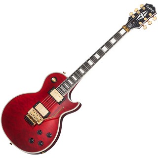 EpiphoneAlex Lifeson Les Paul Custom Axcess Quilt Ruby