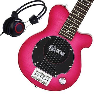 Pignose PGG-200FM SPK See-through Pink + ヘッドフォンセット ミニギター アンプ内蔵 生産完了モデル【WEBSHOP】